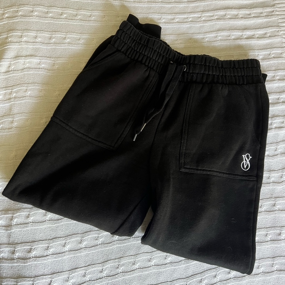Black Victoria Secret Joggers